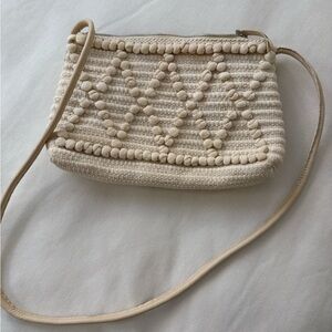 Elegant Cream Crossbody Bag
